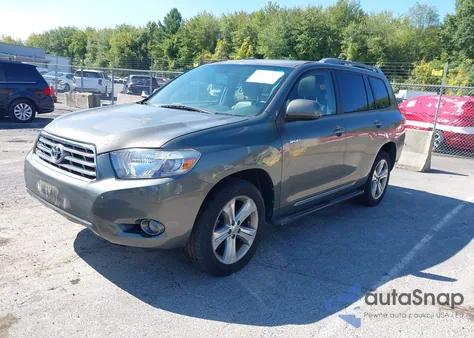 2008 Toyota Highlander Sport из США, поврежденный, VIN JTEES43A882026949